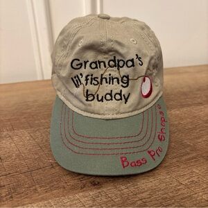 Bass Pro Shops Baseball Cap Hat Grandpa's Lil Fishing Buddy